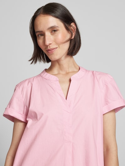 Jake*s Casual Knielanges Kleid mit V-Ausschnitt Fuchsia 3