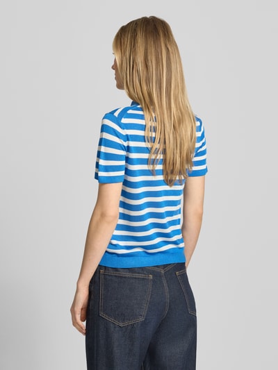 Tommy Hilfiger regular fit poloshirt van lyocell-zijdemix Koningsblauw - 5
