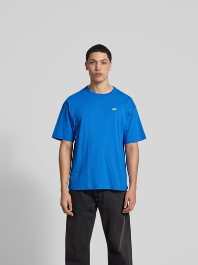 Diesel T-Shirt mit Label-Print Royal 4