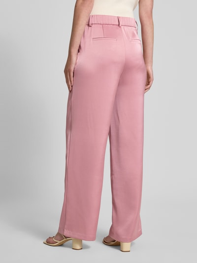 Neo Noir Hose mit weitem Bein und Eingrifftaschen Modell 'Emmett' Rose 5