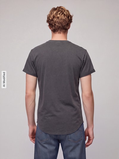 G-Star RAW Relaxed Fit T-Shirt aus reiner Baumwolle Modell 'Lash washed' Black 5