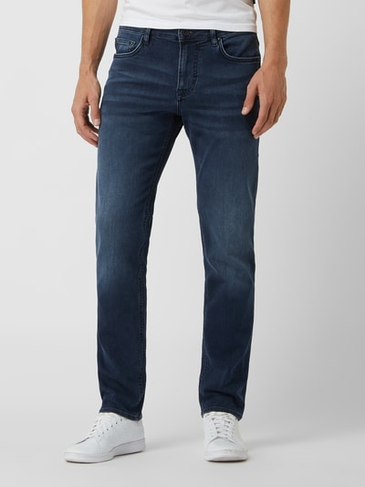 JOOP! Jeans Modern fit jeans met stretch, model 'Mitch' Rookblauw - 4