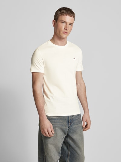 Tommy Jeans Slim Fit T-Shirt aus reiner Baumwolle im 2er-Pack Offwhite 4