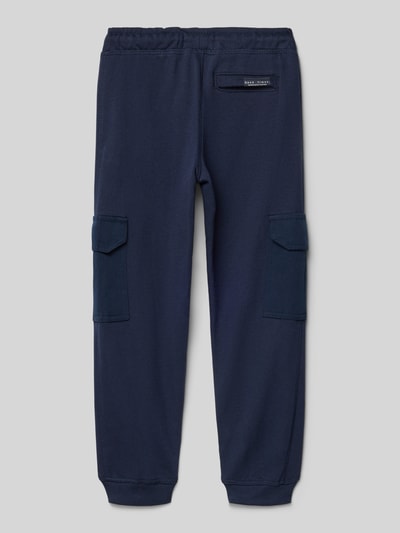 Mango Sweatpants mit elastischem Bund und Cargotaschen Marine 3