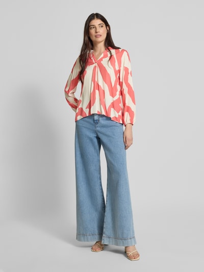 ZABAIONE Relaxed Fit Bluse mit Tunikakragen Modell 'Mi44llaa' Pink 1