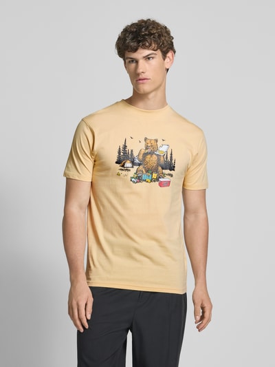 SANTA CRUZ T-Shirt mit Label-Print Beige 4