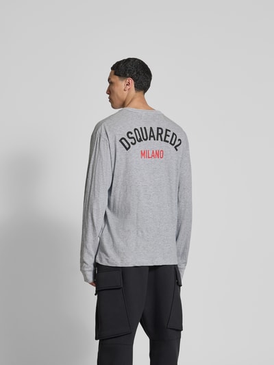 Dsquared2 Sweatshirt mit gerippten Abschlüssen Mittelgrau 5