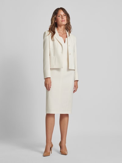 Max Mara Studio Blazer mit Eingrifftaschen Offwhite 1