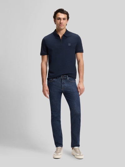 BOSS Orange Jeansy o kroju slim fit z Mieszanka bawełny Model 'DELAWARE BO' Niebieski 1