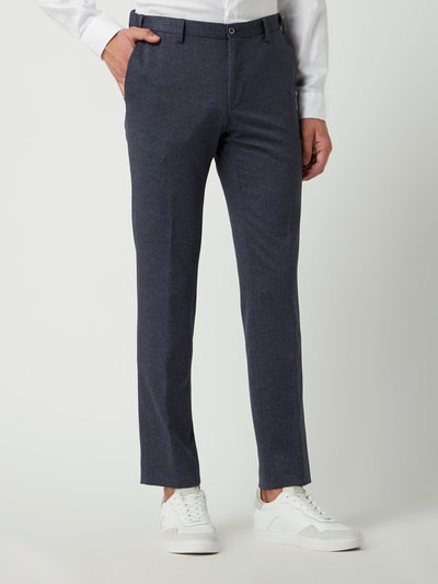 HECHTER PARIS Modern fit pantalon met stretch  Donkerblauw - 4