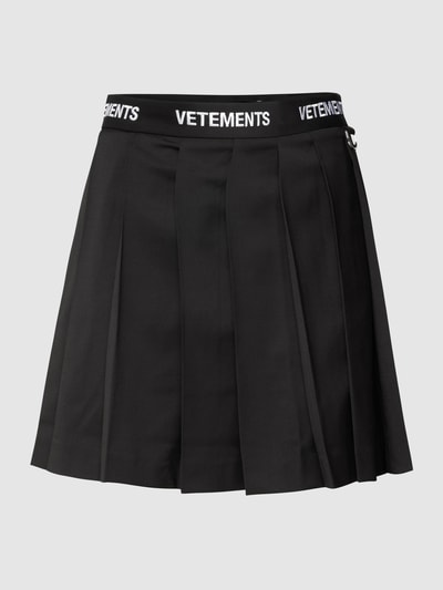 VETEMENTS Minirock mit elastischem Bund Black 4