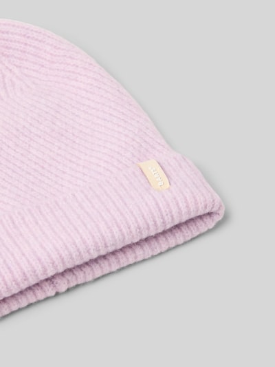 Barts Czapka z dzianiny z detalem z logo model ‘Kirinda’ Jasnofioletowy 2