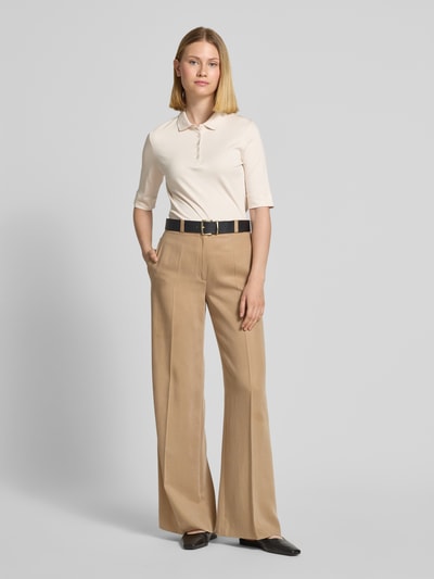 Christian Berg Woman Poloshirt met korte knoopsluiting Ecru - 1