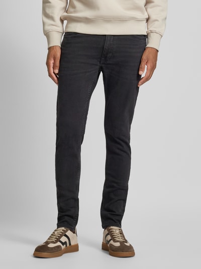 Mango Super Skinny Fit Jeans im 5-Pocket-Design Modell 'Jude' Black 4