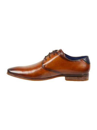 BUGATTI MAN Schnürschuhe aus Leder Cognac 3