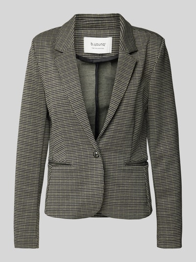 B.Young Blazer met paspelzakken, model 'Rowan' Zwart - 1