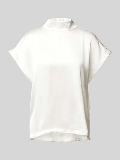 HUGO Slim Fit Blusenshirt mit Stehkragen Modell 'Caneli' Offwhite 2