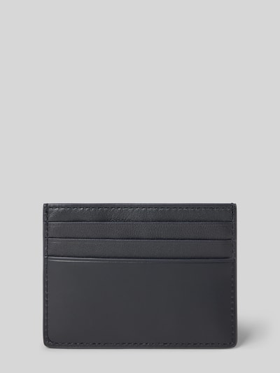 Tommy Hilfiger Portemonnaie aus echtem Rindsleder Marine 2