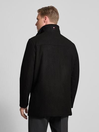 HECHTER PARIS Wollen jas met opstaande kraag Zwart - 5