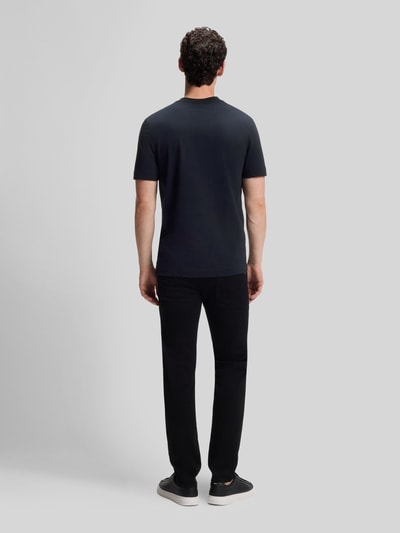 BOSS Regular Fit T-Shirt aus reiner Baumwolle Modell 'Thompson 01' Marine 5