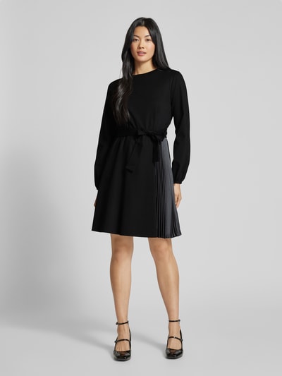 Weekend Max Mara Knielanges Kleid mit Taillengürtel Modell 'RIVIERA' Black 1