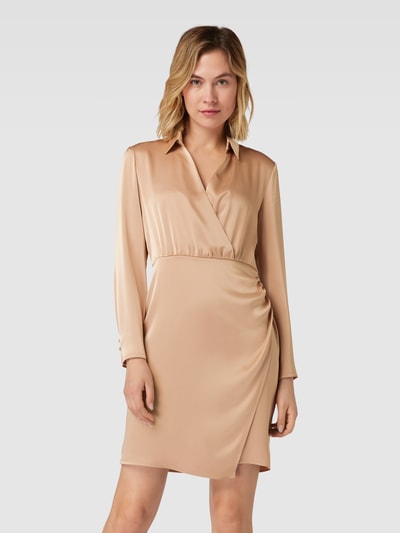 Marc Cain Knielanges Kleid mit Umlegekragen Camel 4