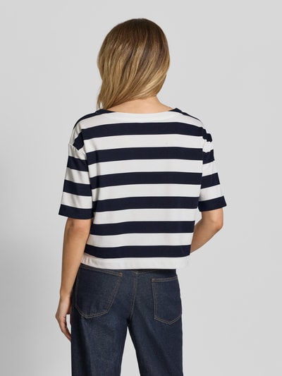 monari Sweatshirt met 1/2-mouwen en ronde hals Marineblauw - 5