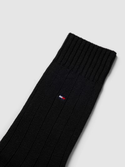 Tommy Hilfiger Socken mit Label-Print Modell 'SOCK' Black 2