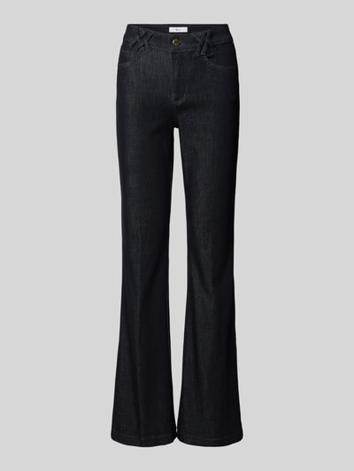 Produktfoto, Flared Fit Jeans im 5-Pocket-Design Modell 'Shakira' von Brax in dunklem Jeansblau, elastischer Baumwoll-Mix, glatte Oberfläche