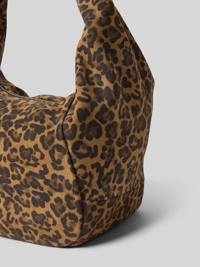 LIEBESKIND BERLIN Hobo Bag mit Reißverschluss Modell 'Ferrah' Camel 3