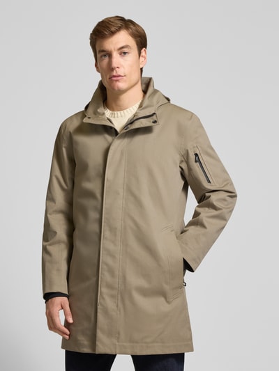 G-LAB Jas met verborgen ritssluiting model 'Globe Evo' Lichtgrijs - 4