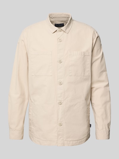 Barbour Slim fit overshirt van puur katoen, model 'RICKFELL' Zand - 2