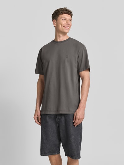 ARMEDANGELS Relaxed Fit T-Shirt aus reiner Bio-Baumwolle Modell 'ICONIC MAARKOS GD' Graphit 4