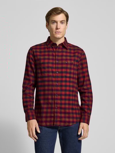 Tommy Hilfiger Regular fit vrijetijdsoverhemd van puur katoen, model 'BUFFALO' Rood - 4