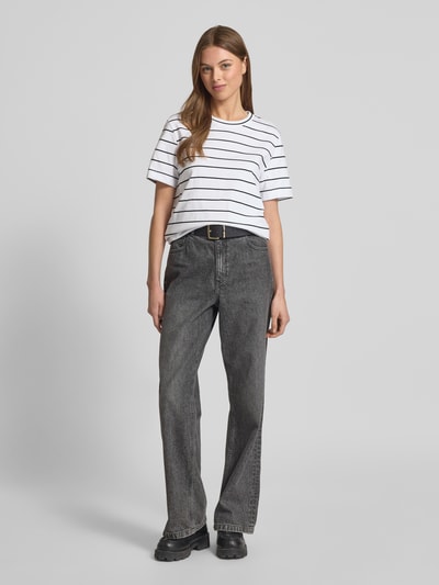 Selected Femme T-Shirt mit Rundhalsausschnitt Modell 'ESSENTIAL' Weiss 1