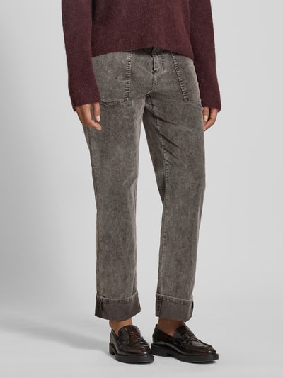 Angels Corduroy broek met steekzakken Donkergrijs gemêleerd - 4