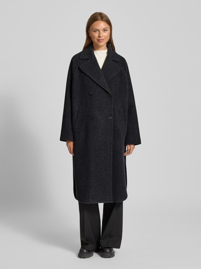 Marc O'Polo Oversized Wollmantel mit Reverskragen Anthrazit 4