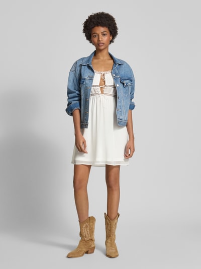 Noisy May Minikleid mit Spitze und Spaghettiträgern Modell 'FAIRY' Weiss 1