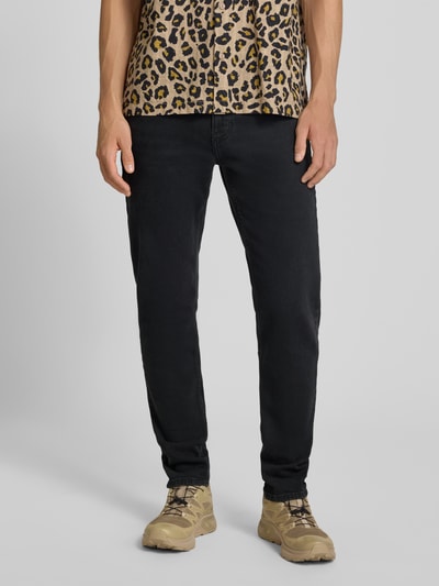 Marc O'Polo DENIM Straight Fit Jeans aus Baumwoll-Mix Black 4
