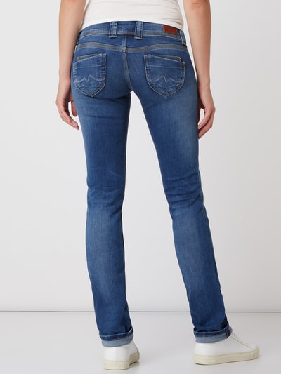 Pepe Jeans Jeansy z niskim stanem i 5 kieszeniami Jeansowy niebieski 5