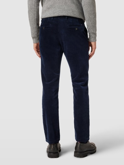 Tommy Hilfiger Pants Corduroy broek met Franse steekzakken, model 'DENTON' Marineblauw - 5