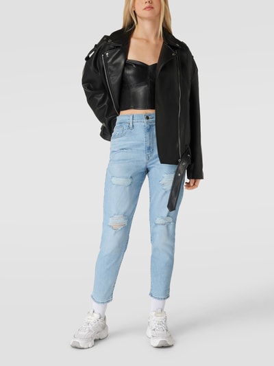 Levi's® Mom fit jeans met destroyed-details, model 'Z06' Jeansblauw - 1