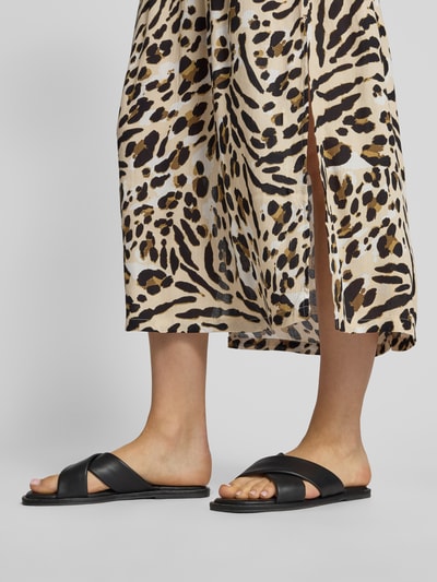 ICHI Midirock mit elastischem Bund Modell 'MARRAKECH' Beige 3