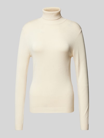 Vero Moda Slim fit shirt met lange mouwen van viscosemix met col, model 'GLORY' Offwhite - 2