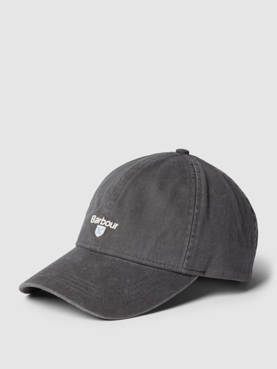 Barbour Czapka z wyhaftowanym logo model ‘CASCADE’ Jasnoszary 1