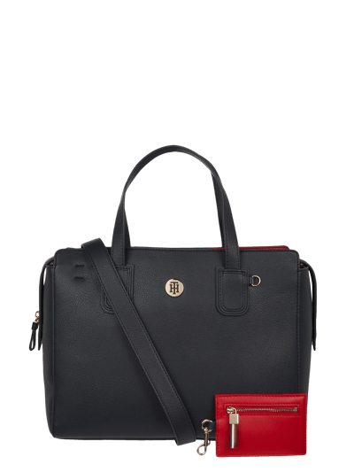 Tommy Hilfiger Shopper met afneembaar etui Donkerblauw - 2