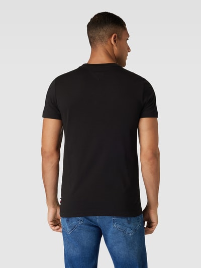 Tommy Hilfiger T-shirt met labelprint Zwart - 5