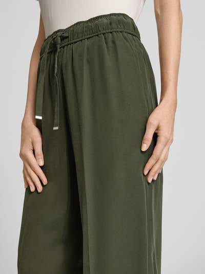 Tom Tailor Loose fit culotte van viscosemix Donkergroen - 3