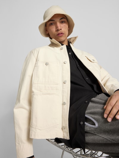 Officine Générale Cordjacke mit Brusttaschen Offwhite 3