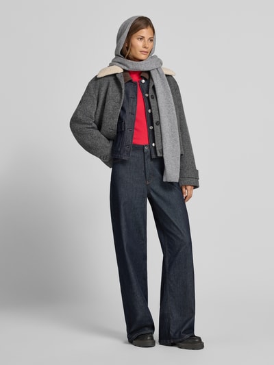 Tom Tailor Wide Leg Jeans aus Baumwoll-Mix Modell 'MADINA' Marine 1